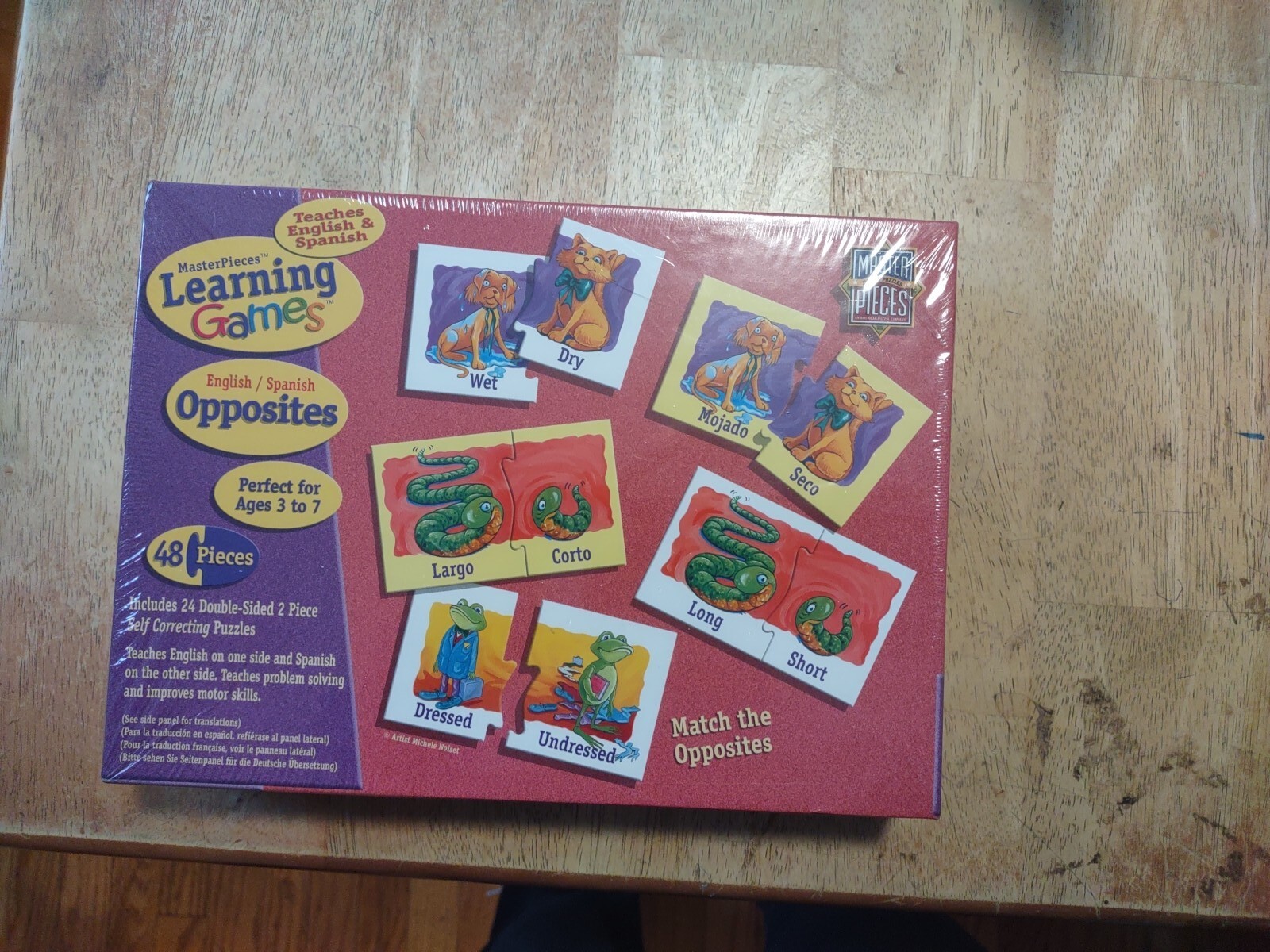 MasterPeices Learning Games Opposites for Ages 3 to 7 New