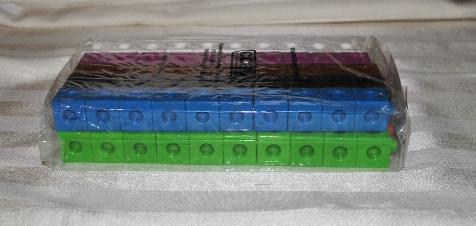 Cuisenaire – Snap Cubes/Blocks for Learning Math in Different Colors – Brand New