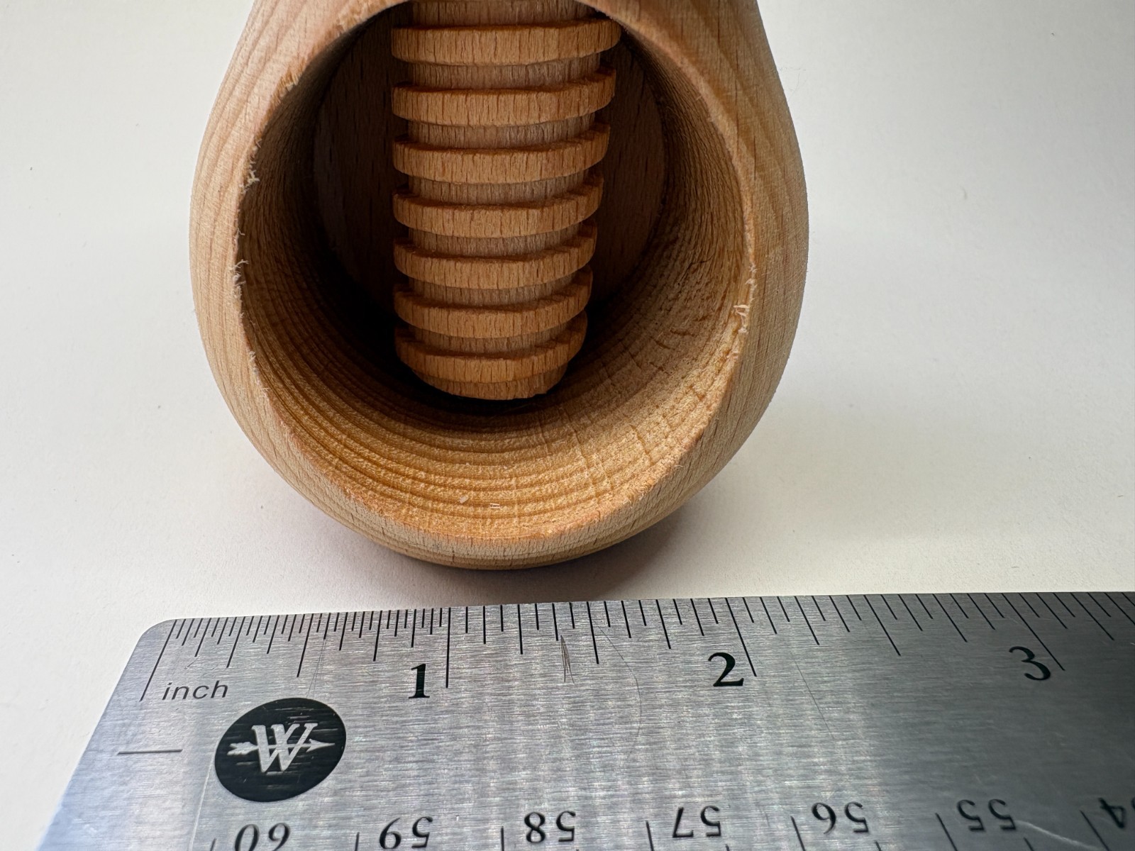 Montessori Wooden Educational Toy Mushroom Screw Wooden Handmade Fun or Decor