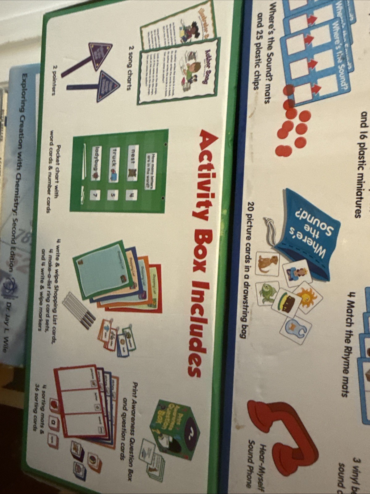 Lakeshore Activity Boxes Ages 3+, Getting Ready To Read, Phonological & Print ✅