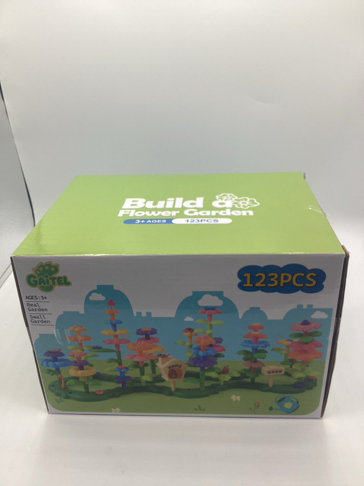 Gaitel Build a Flower Garden 123 PCS Educational Toy 3+ Yrs SEALED