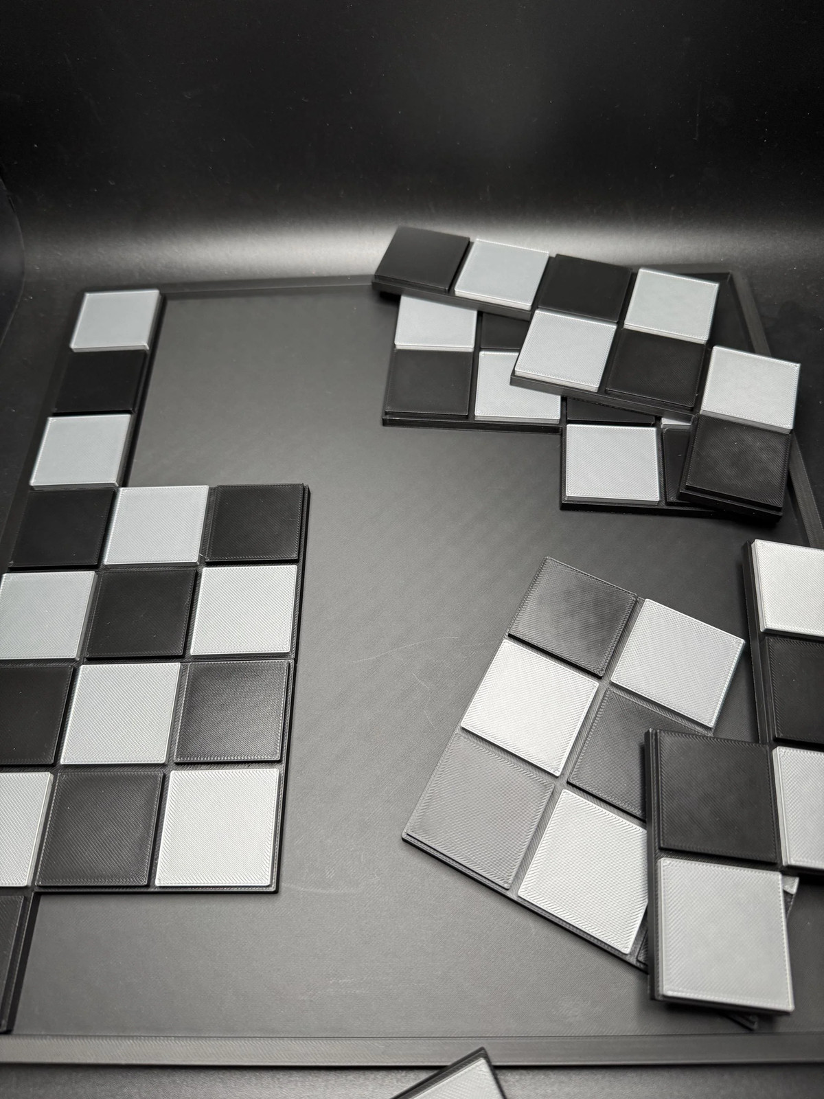 Adams Idiot’s Delight Checkerboard Puzzle – Modern Recreation of a Classic –
