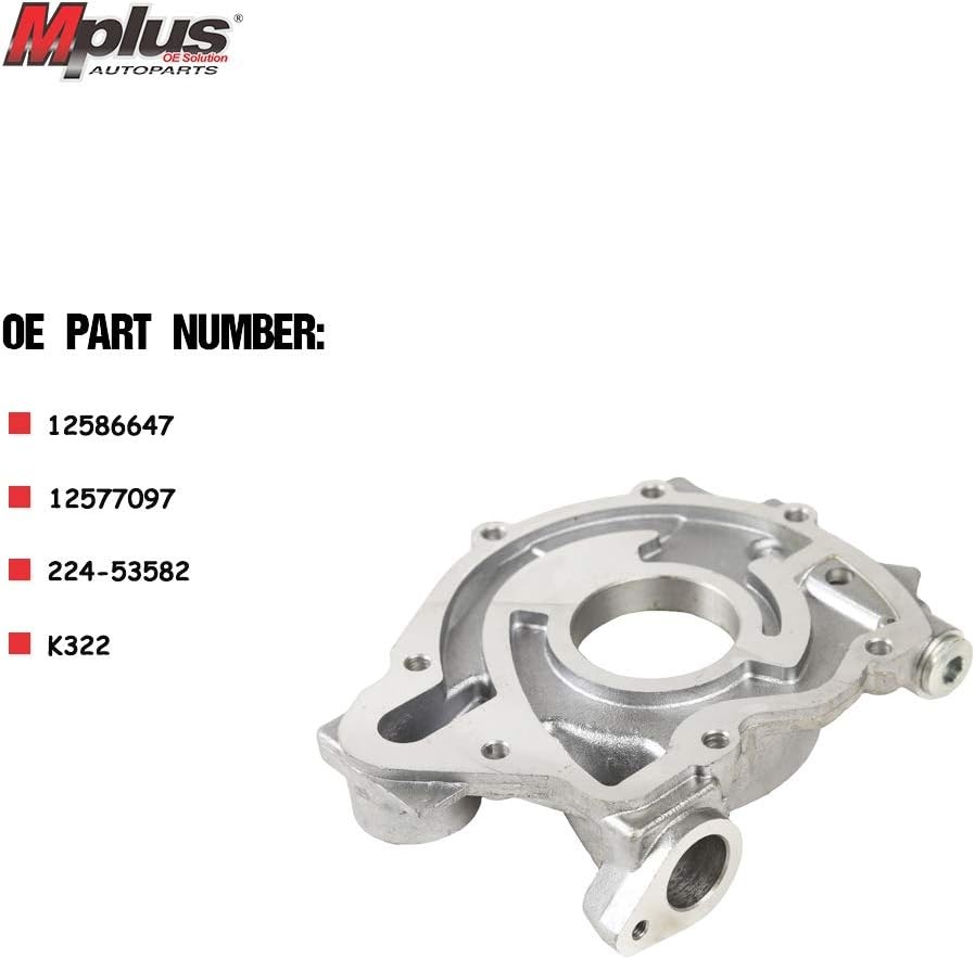 MPLUS Engine Oil Pump Kit Replace 2007-2012 for Chevrolet Colorado 2.9L 3.7L /