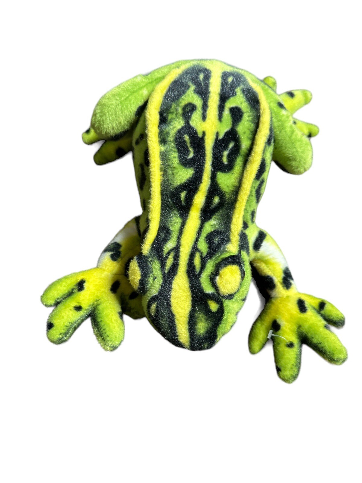 Frisco Green Poison Dart Frog Reptile Very Nice Plush Stuffed Animal Toy 9″