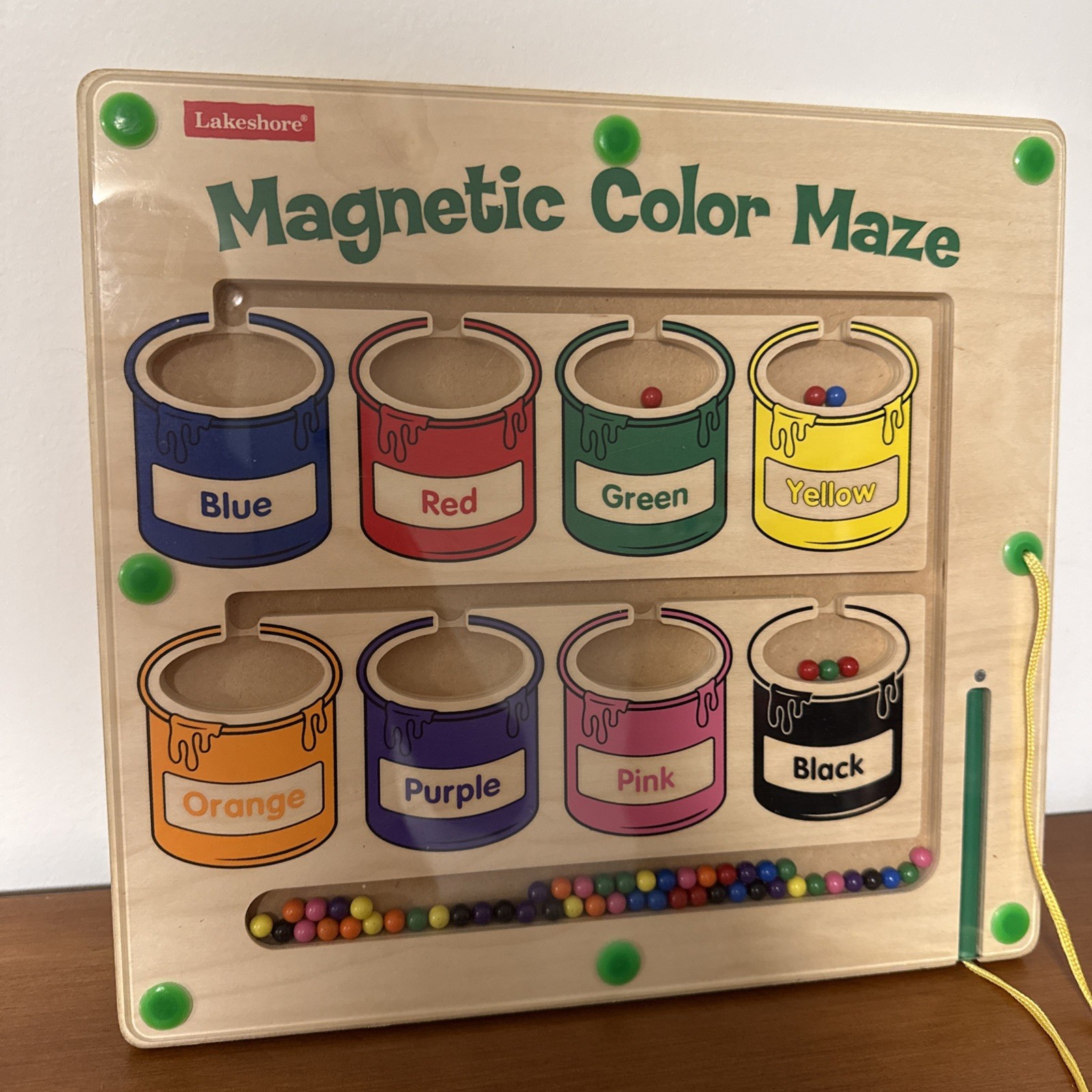 Lakeshore Magnetic Color Maze Sorting Matching Fine Motor Activity Tabletop Toy