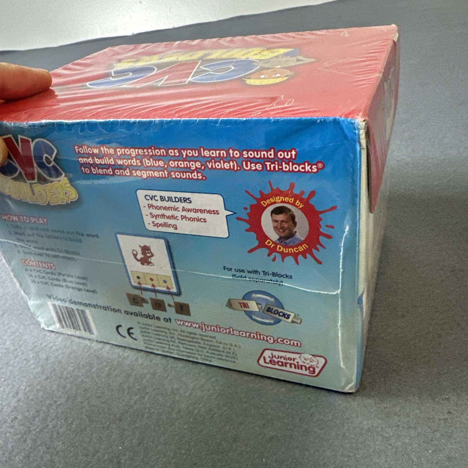 Junior Learning CVC Builders Activity Cards Set of 48 Factory Sealed