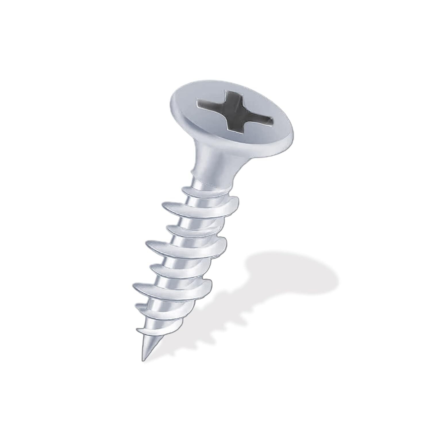 Hession #8 x 3/4 Inch Silver Wood Screws Self Tapping Scrwes Bugle Head Phillips