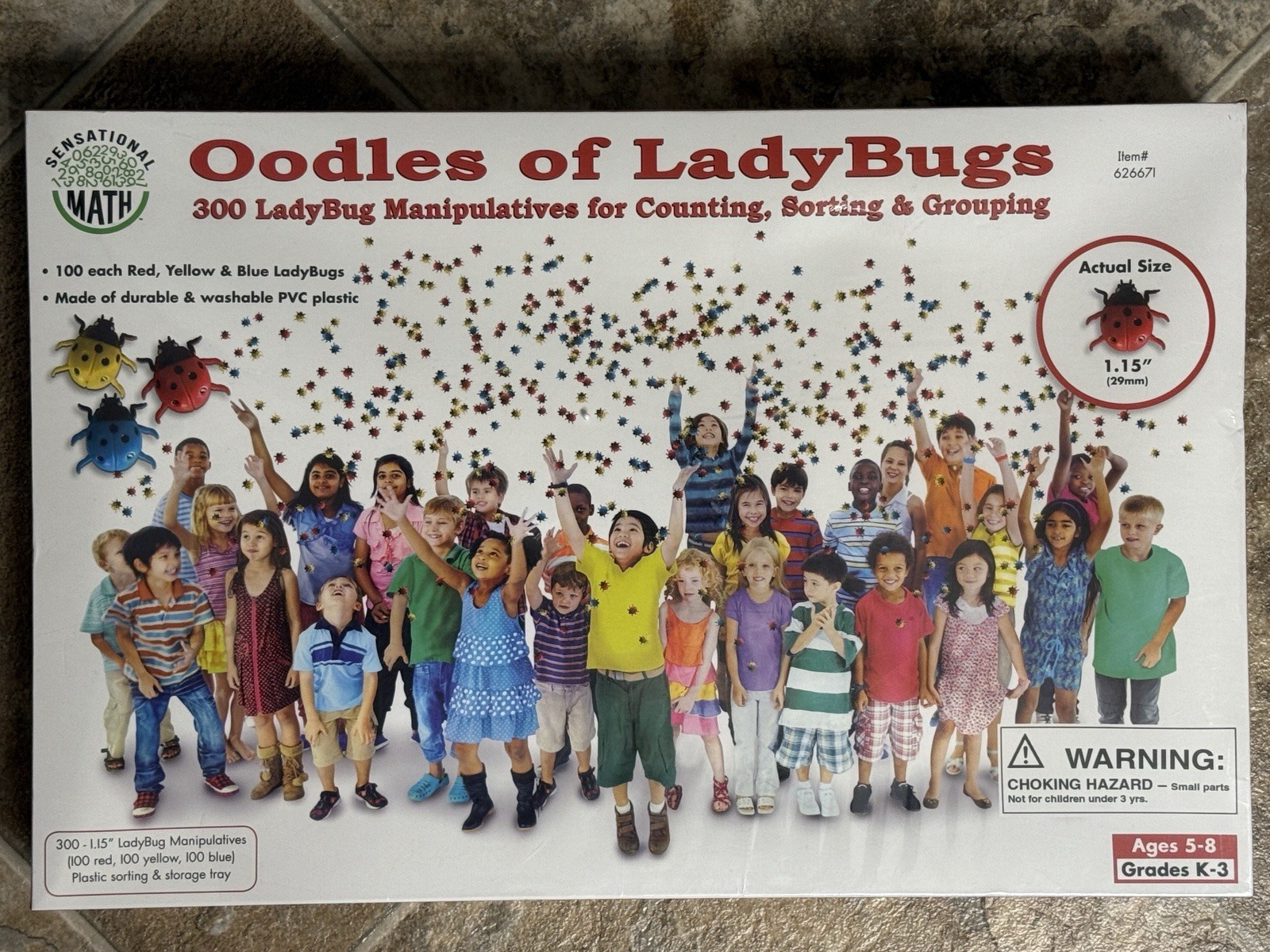 Essential Learning Products ELP626671 Oodles Of Ladybugs 300 Pieces SEALED NEW
