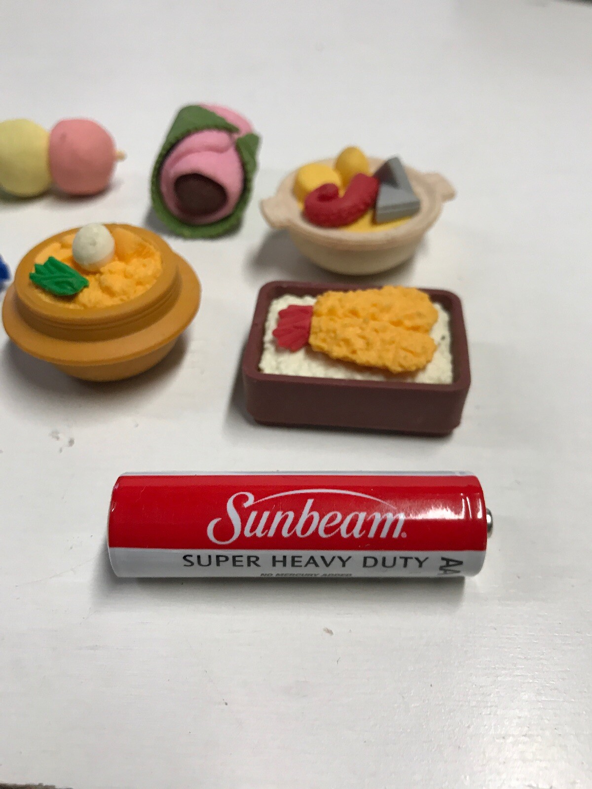 Rubber ERASERS Japanese Food Bliser Doll House Size M5