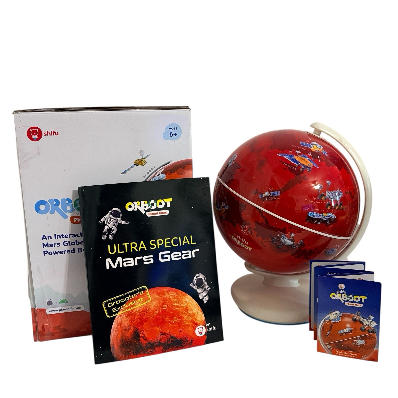 Shifu Orboot Mars Interactive AR Globe for Planet Mars Research App Based
