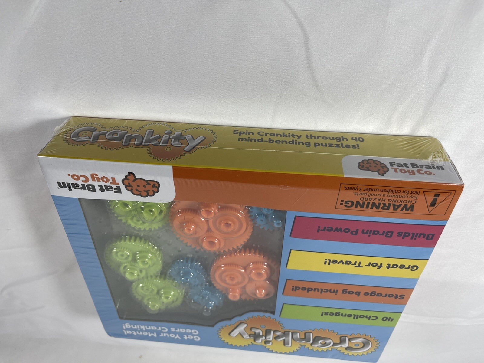 Fat Brain Toys Crankity Brainteaser Puzzles 40 Challenges Travel Games Ages 6 +
