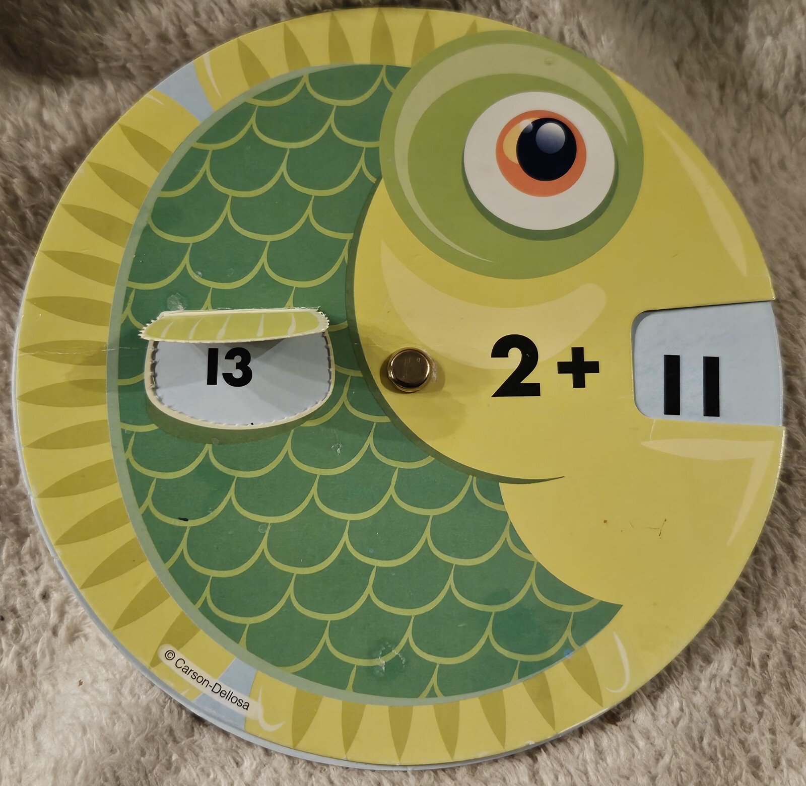 EZ-Spin Multiply, Divide, 35~ Manipulative Learning Wheels by Carson Dellosa