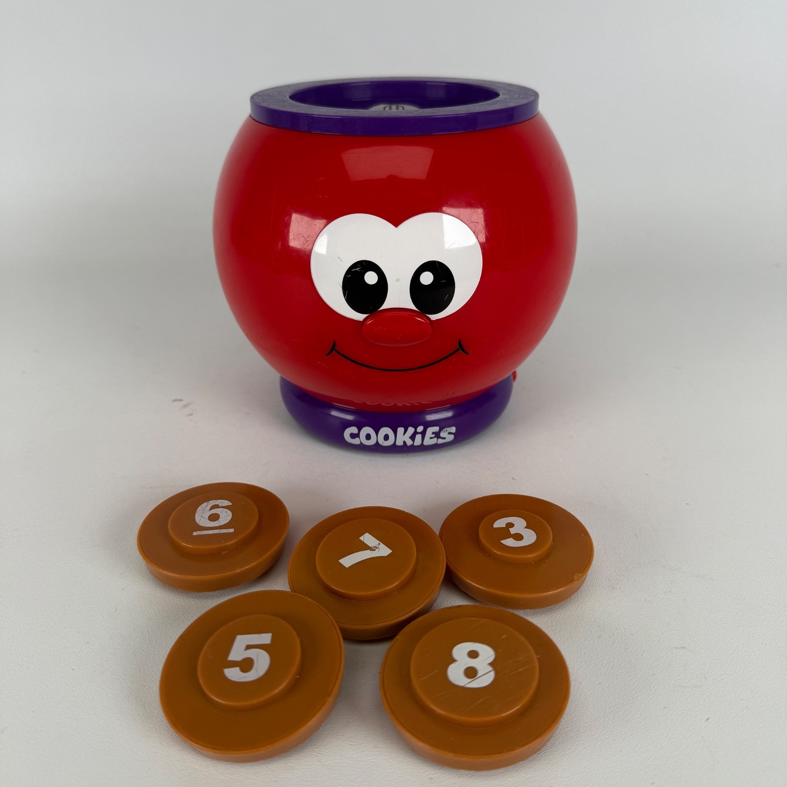 The Learning Journey Learn With Me – Count And Learn Cookie Jar 5 COOKIES NO LID