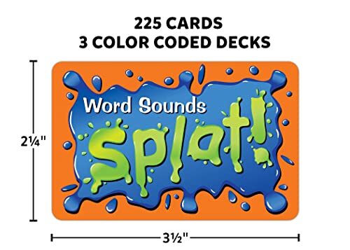 Beginning and Ending Sounds Splat Game Educational Fun for Kids 2 to 6 Players