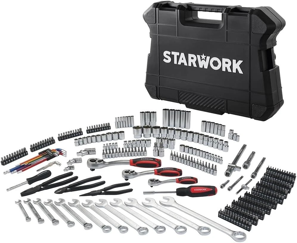TRUE MECHANIC™ 314-Piece Mechanics Tool Set and Socket Set, Professional Metric