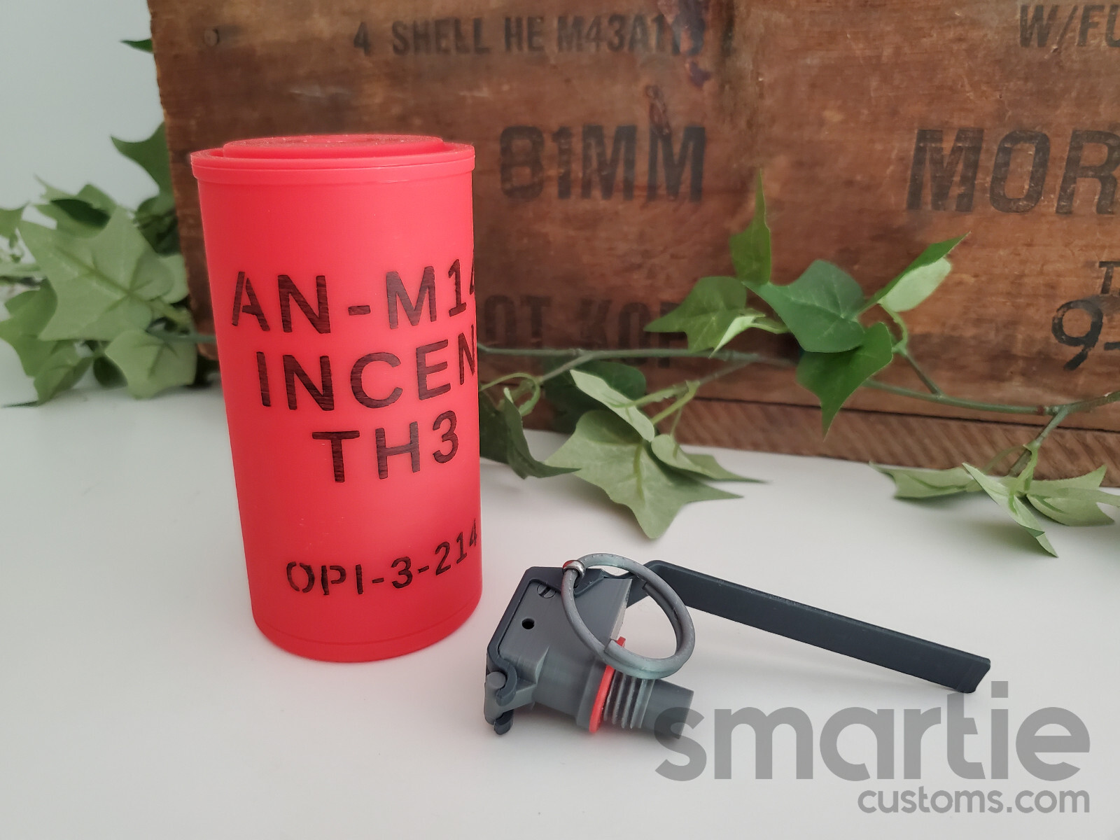 DUMMY AN-M14 TH3 INCEN Incendiary Grenade – Fake Plastic Prop Model Replica