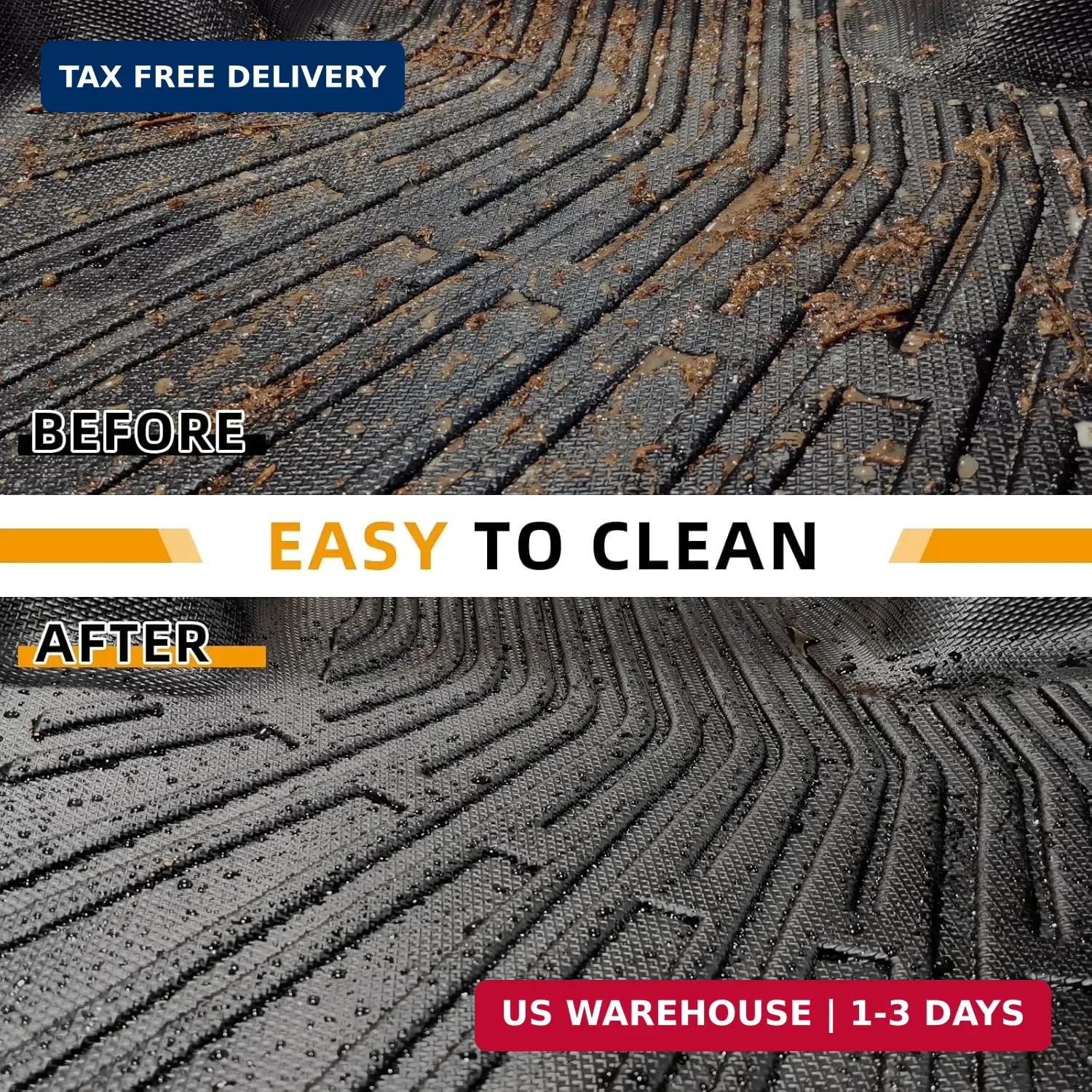 Floor Mats for Chevy Malibu 2013 2014 2015, Also for 2016 Chevrolet Malibu Limit