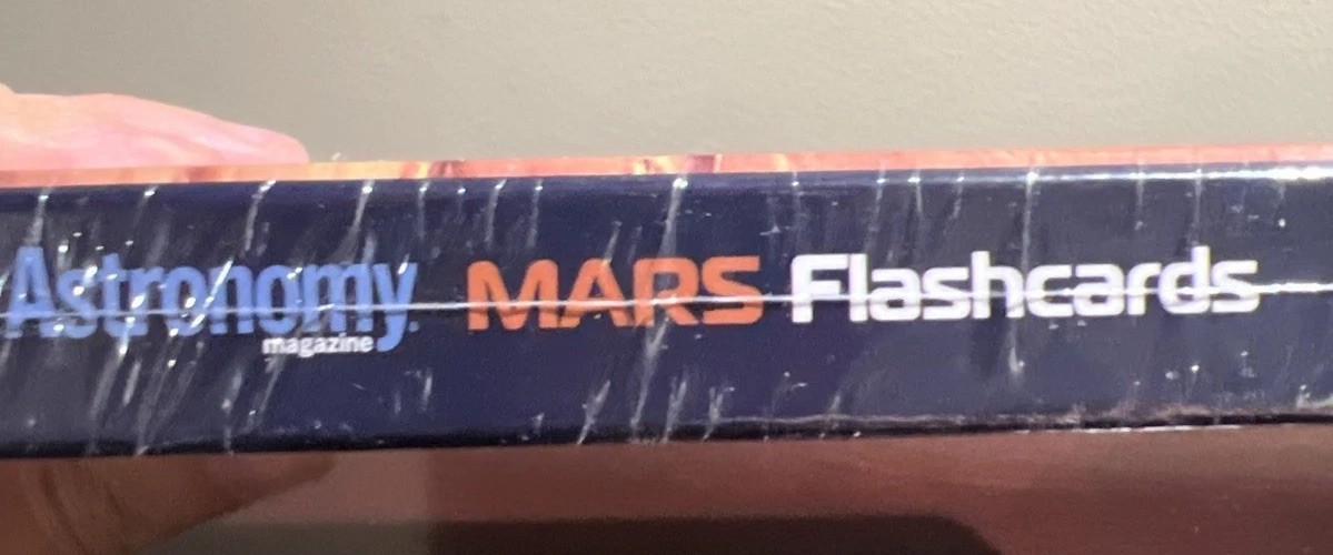 Astronomy Mars Flash Cards 4×6 Sturdy 36 Count New In Box Sealed Space Gift Stem