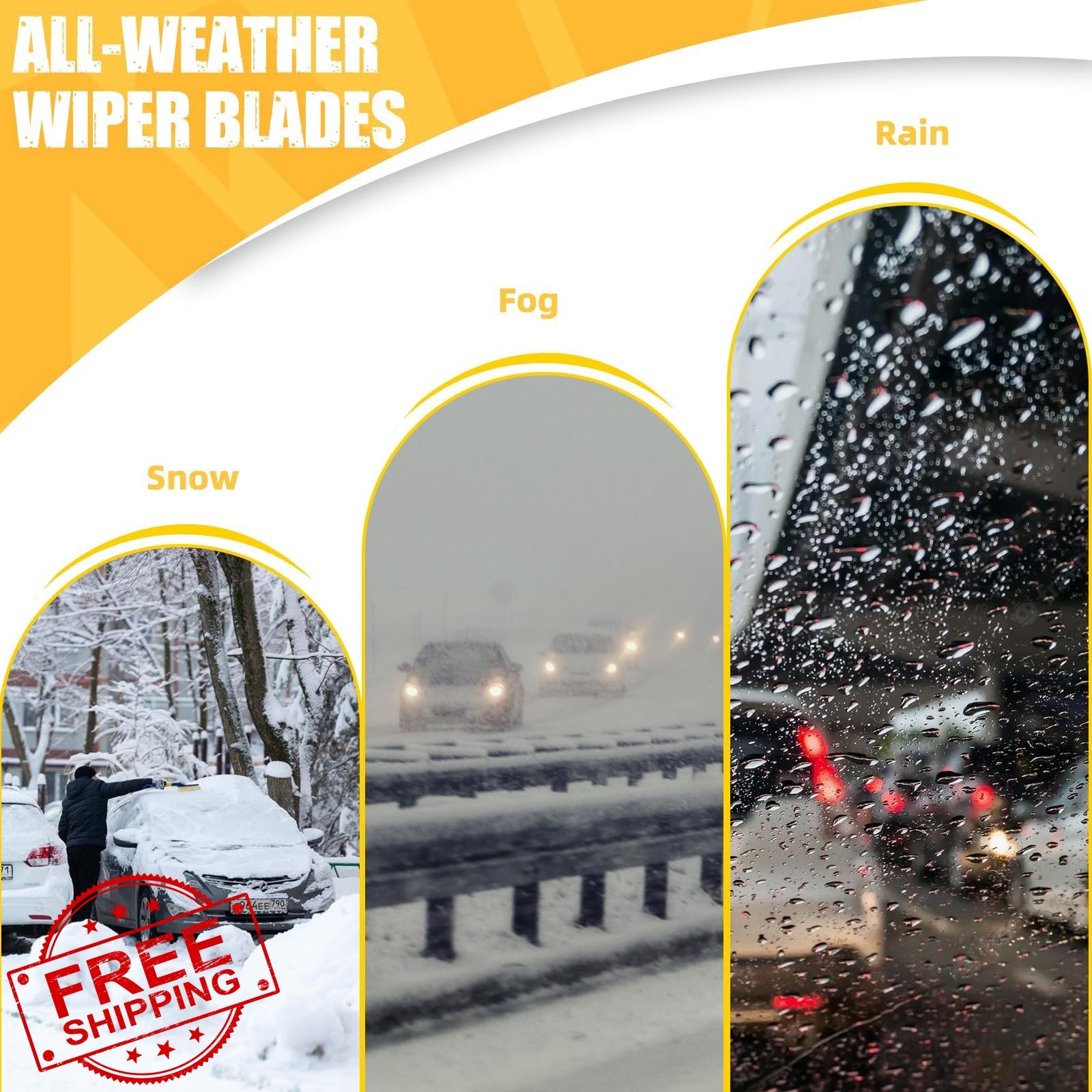 MIKKUPPA 26/17/14″ wiper blades Subaru Outback 2015-2019 front rear