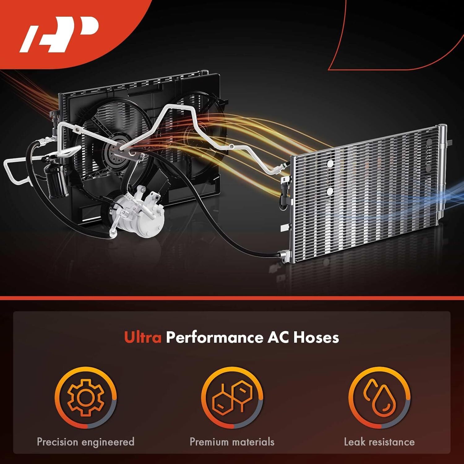 APM A/C Suction Line Hose Assembly Compatible with Nissan Rogue 2015-2019