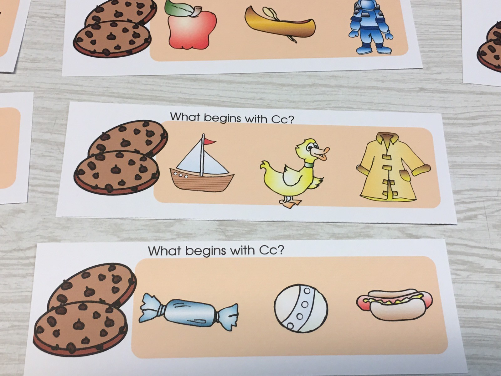 Phonics Cc- What Begins With Cc – Laminated Activity Set – Teaching Supplies