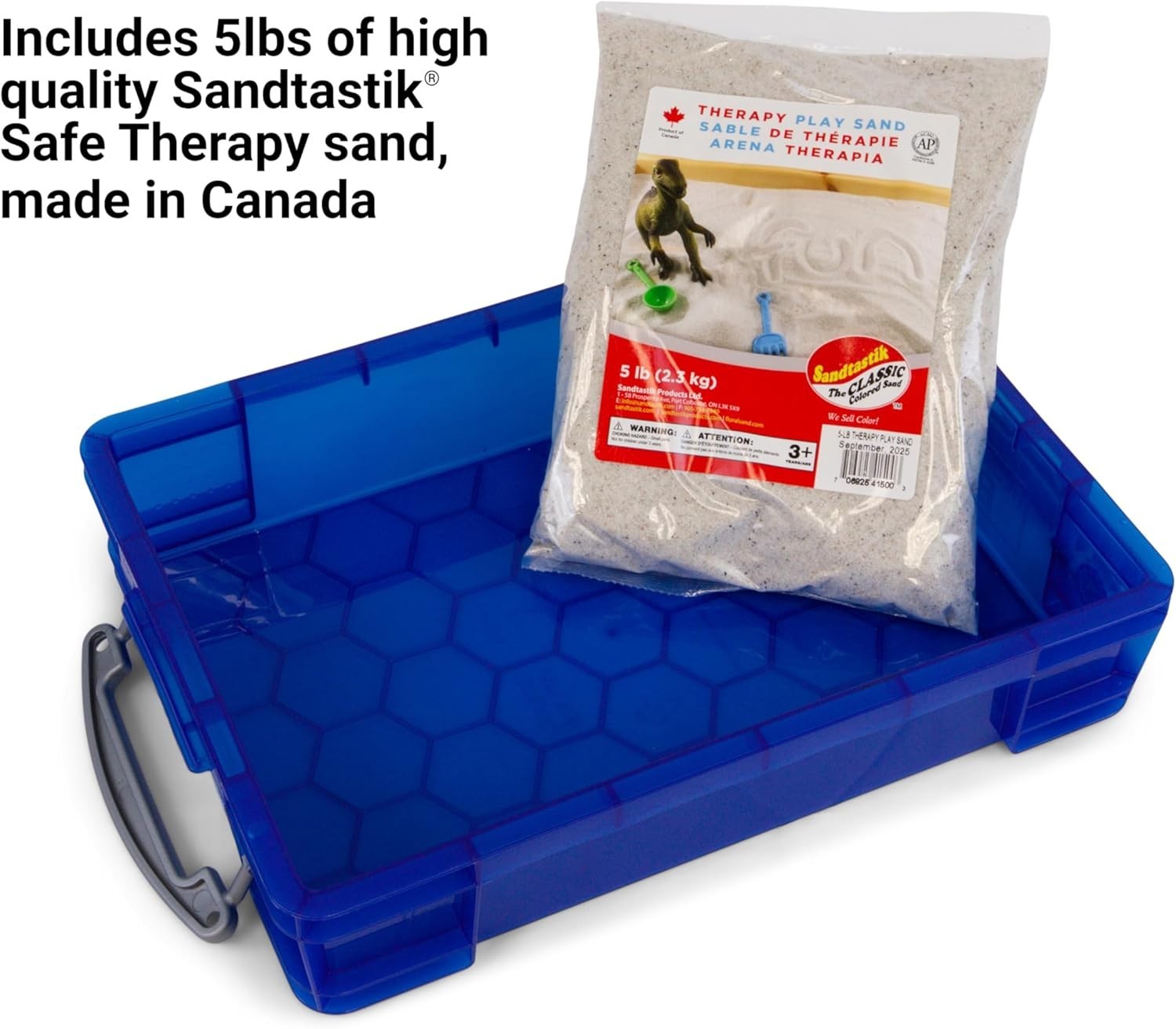 Play Therapy Supply Basic Portable Sand Tray Miniature Starter Kit