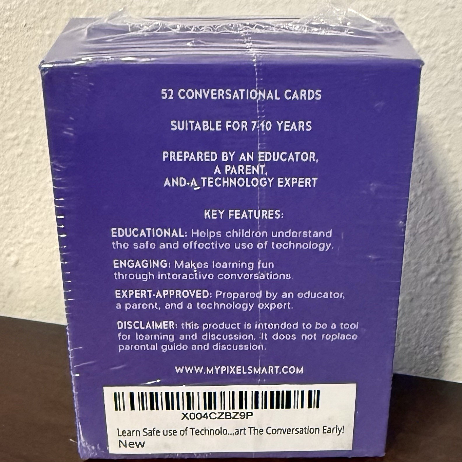 Learn Safe Use Of Technology For Kids 52 Conversational Cards Ages 7-10