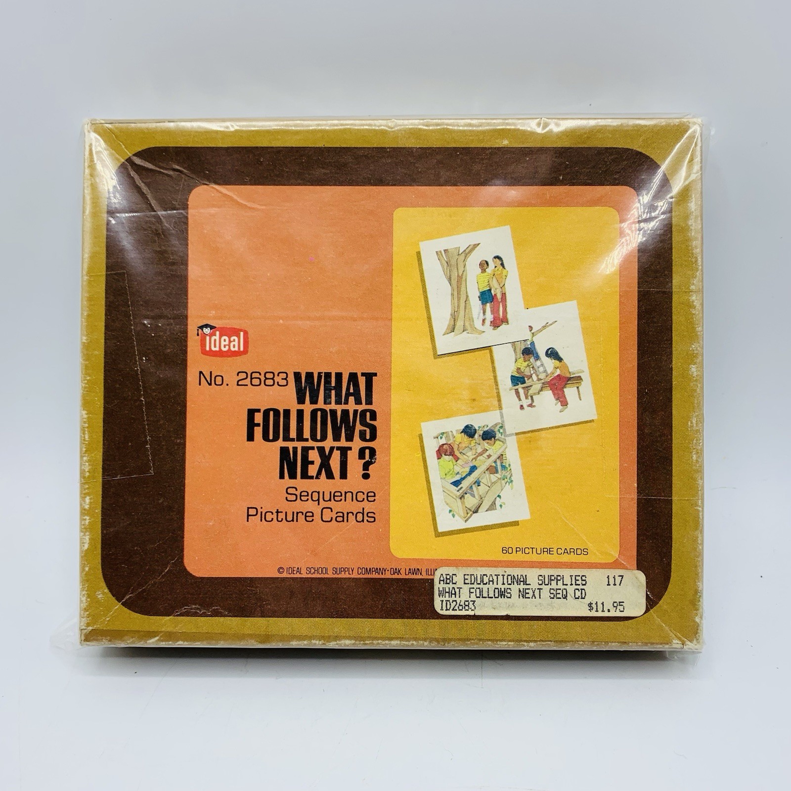 1976 IDEAL What Follows Next? Sequence Picture Cards #2683 Language Arts Vtg