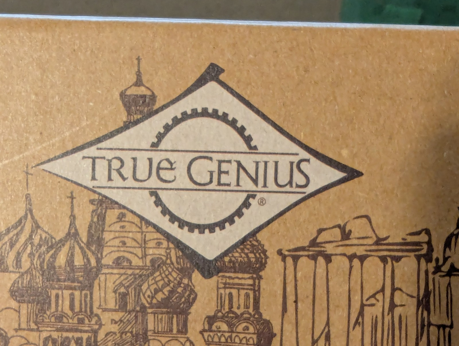 True Genius Ancient Treasures Puzzle Set Wood and Metal Brainteaser Artifact Gif