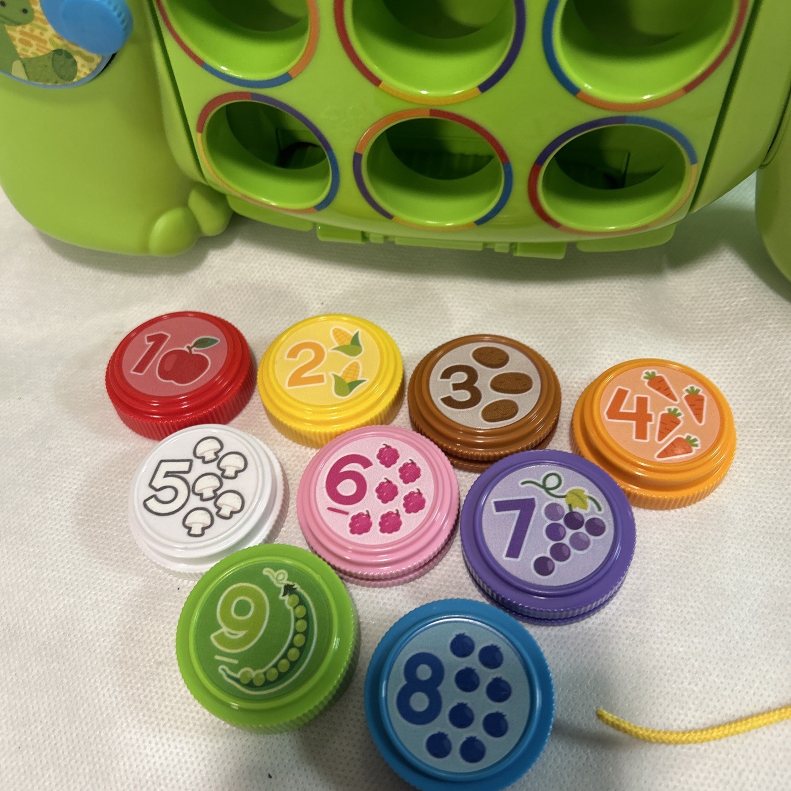 Vtech Chompers the Number Dino Works Great! All 9 Coins Batteries Included