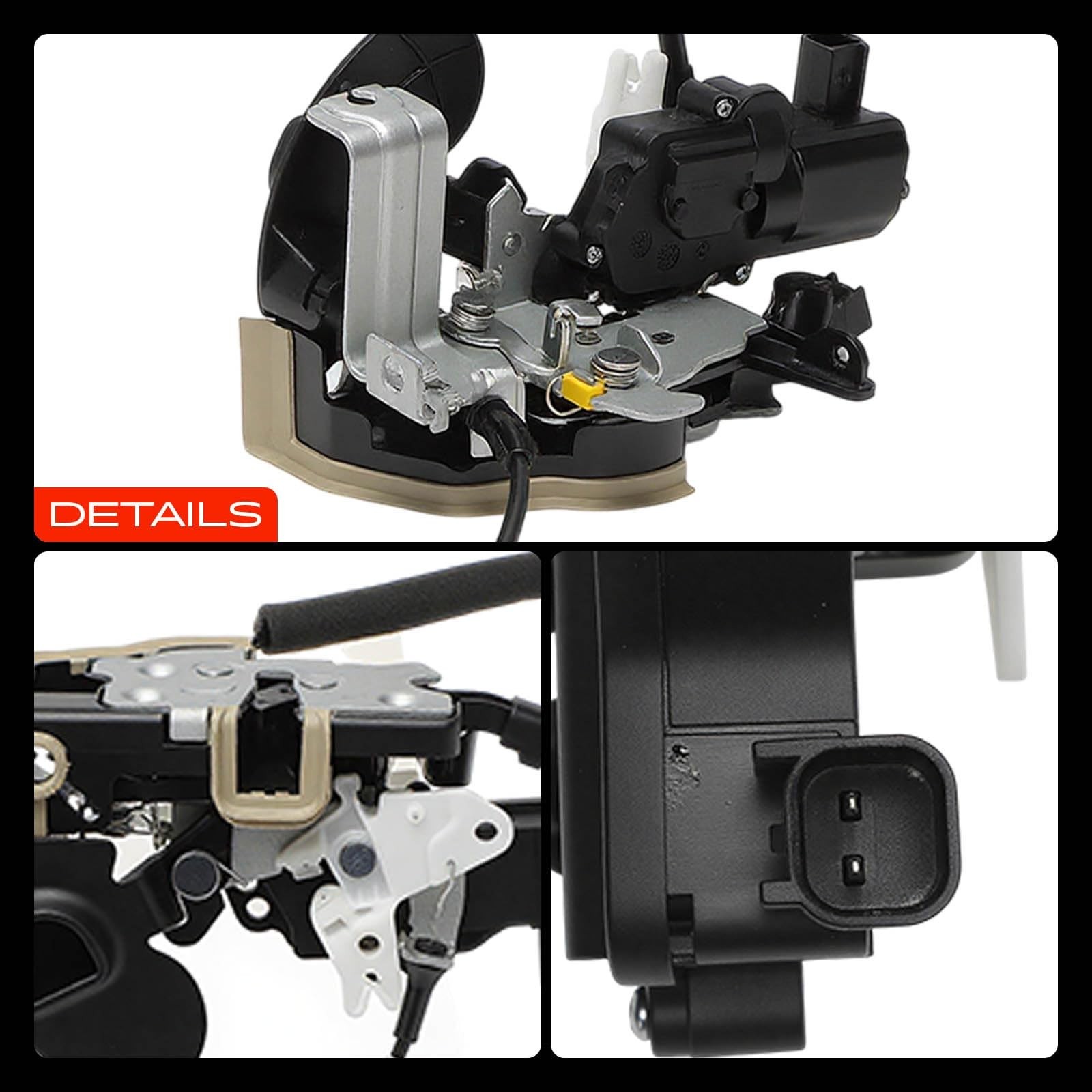 A-Premium Upper Rear Tailgate Lock Actuator Motor Compatible with 2018-2023 F…