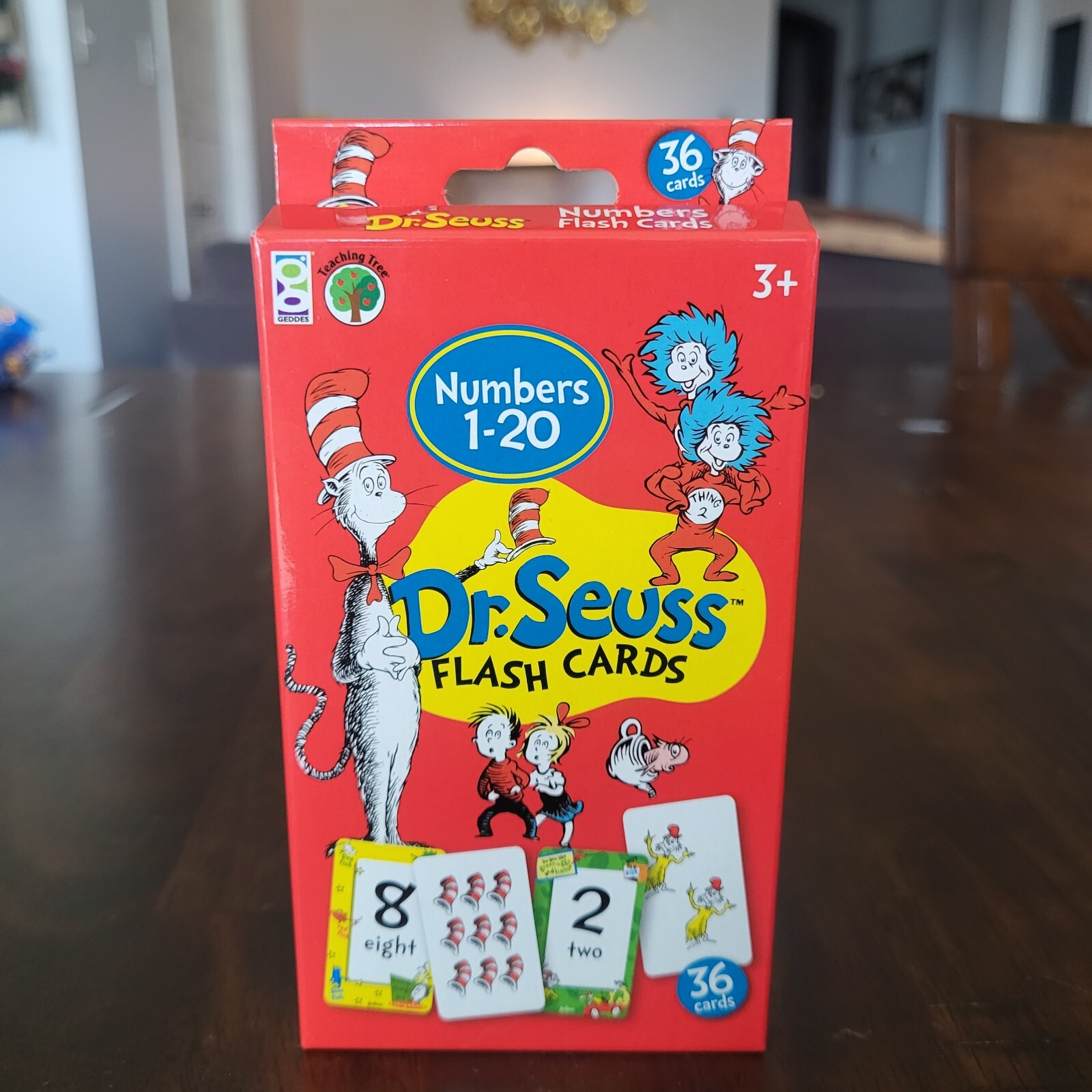 Dr. Seuss Children’s Flash Cards Numbers, Colors & Shapes, ABC’s & Words 3 Pks