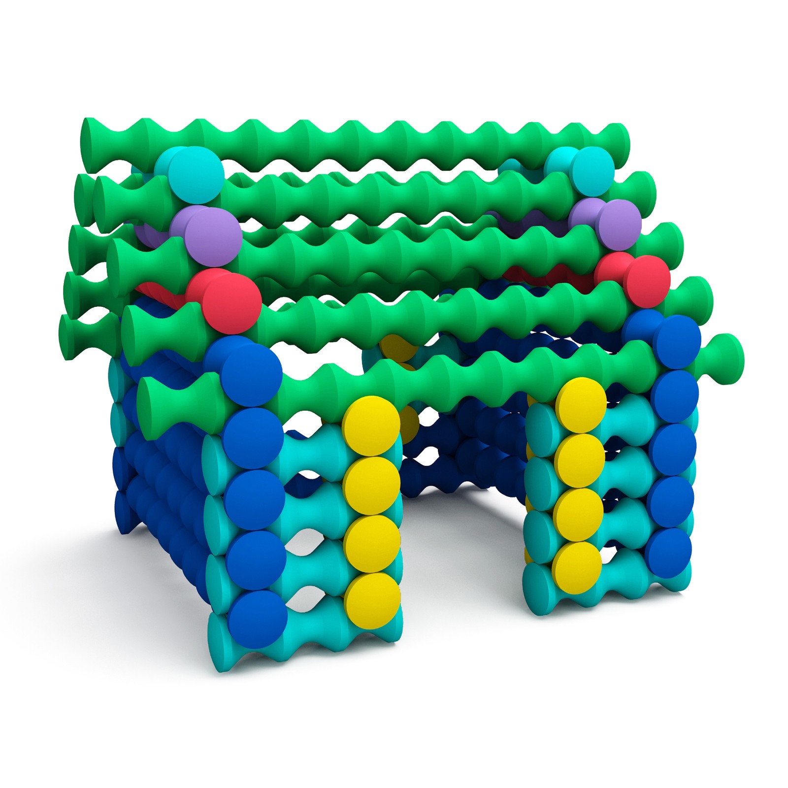 New – Popular Playthings Playstix Starter Set: 80 Pcs – Ages 4+ | 1+ players