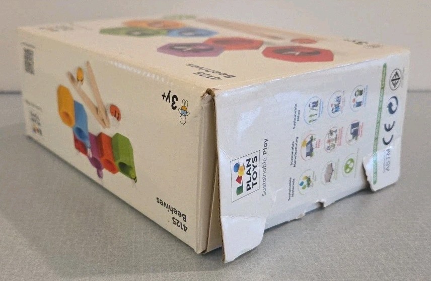 Plan Toys, Bee Hive, Preschool, Super Cute, Develops Fine Motor Skills, EUC