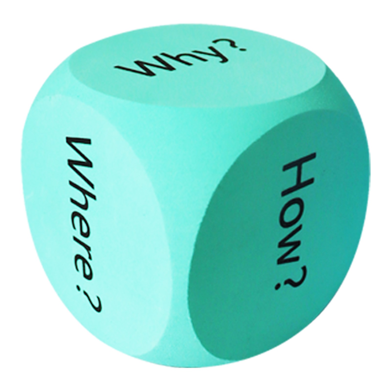 6-Sided Question Dice Cube for Classroom Activities for early learners