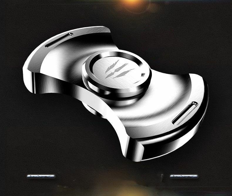 Pure Steel Fidget Hand Spinner Finger Gyro Toys EDC Focus Stress Reliever gift