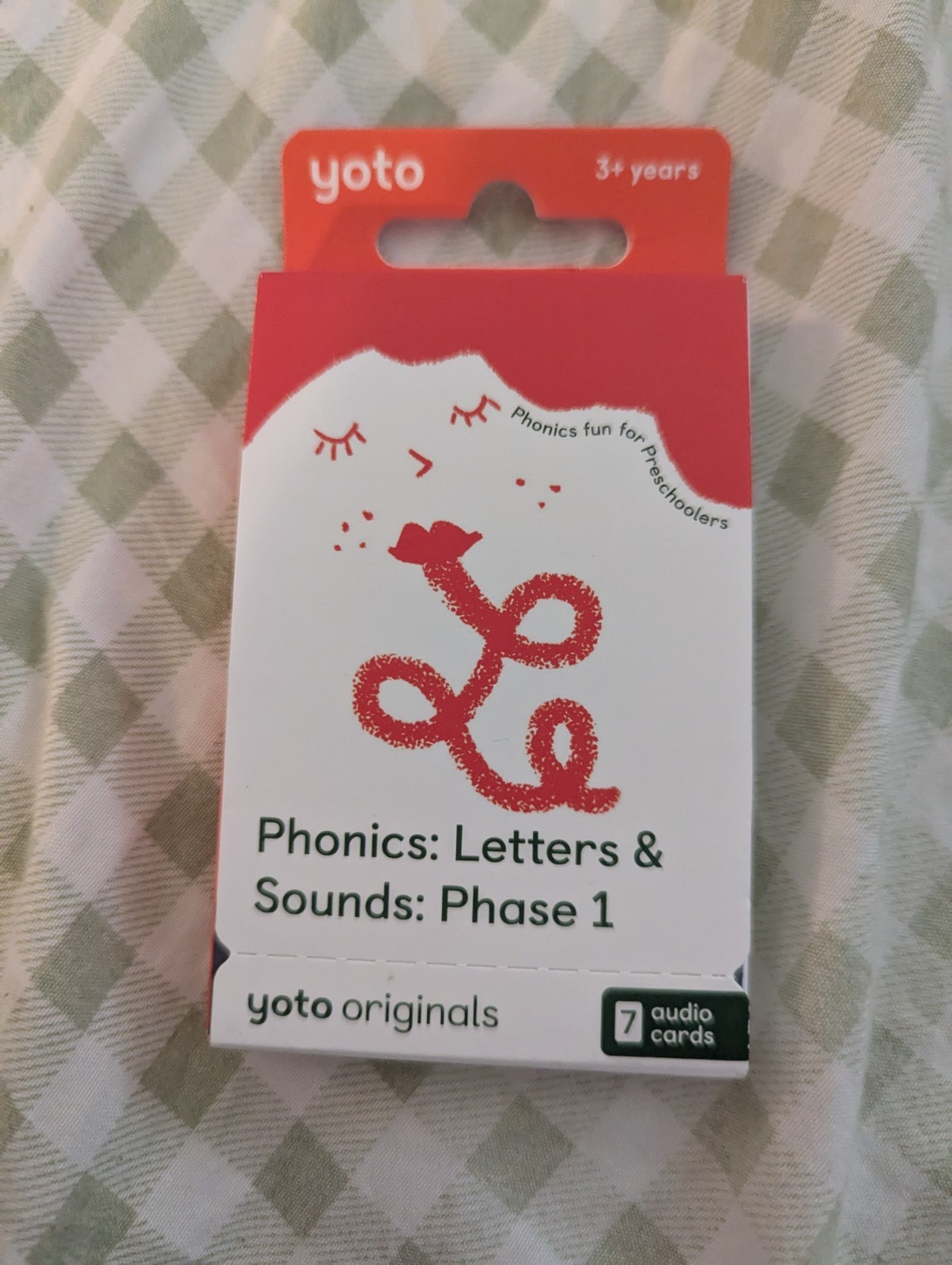 New Yoto Cards Phonics Letters & Sounds: Phase 1, 7 Cards Educational
