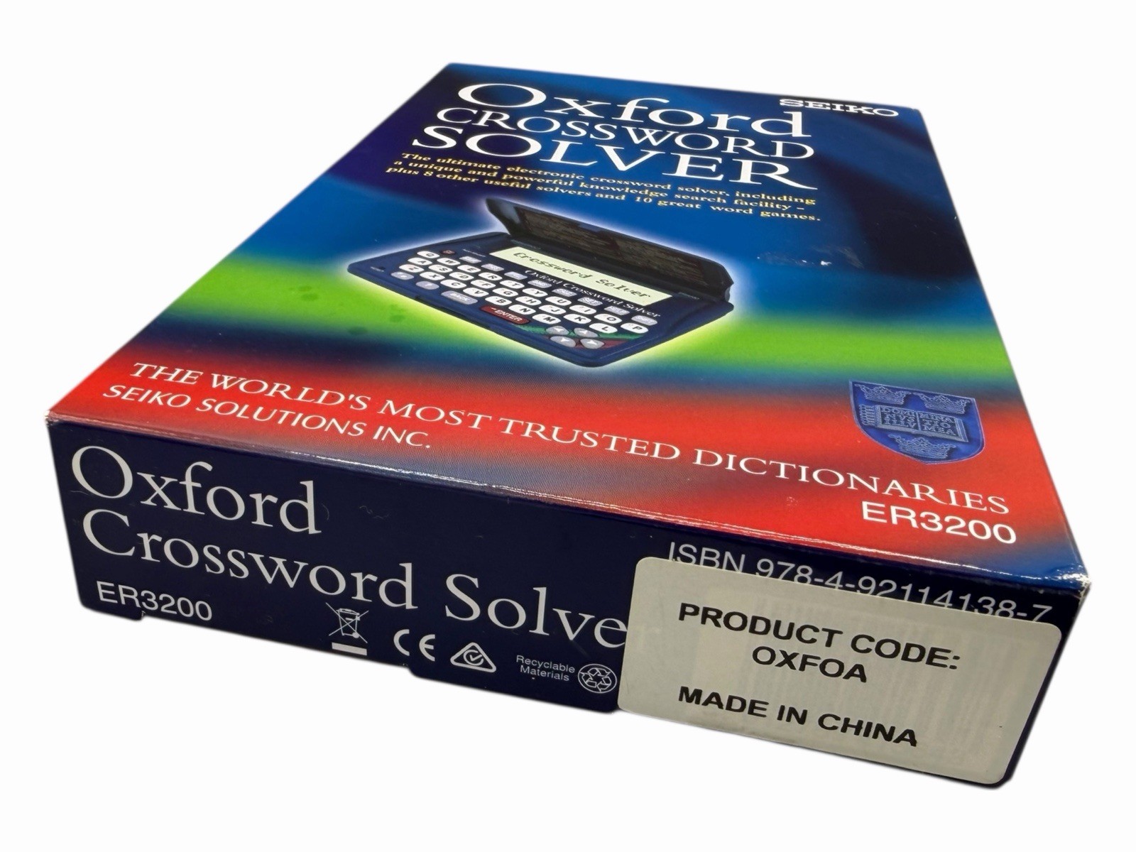 Oxford Crossword Solver Seiko ER3200 Pocket Version Seiko Japan Like New