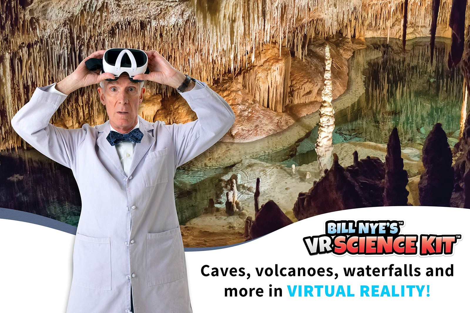 Abacus Brands Bill Nye’s VR Science Kit – Virtual 11 inches x 16 inches, Blue