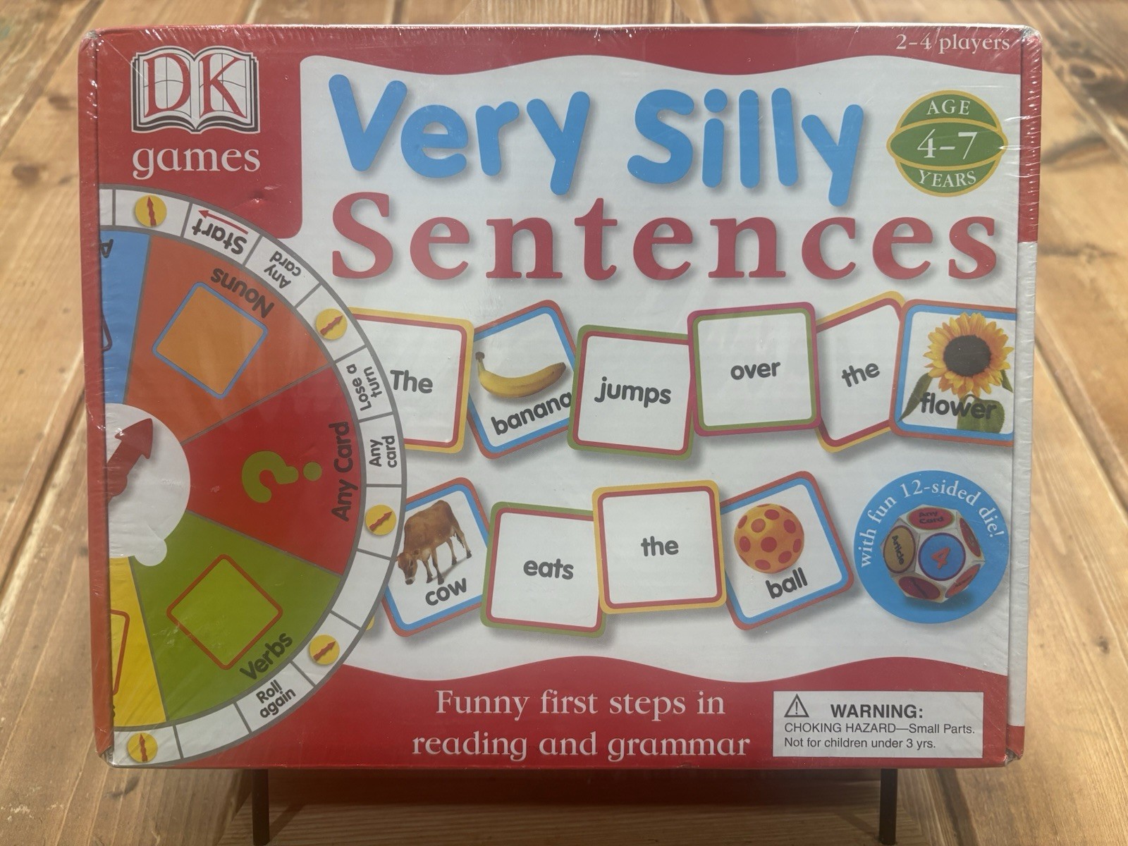 DK Games Very Silly Sentences Card Game First Steps Reading & Grammer Ages 4-7
