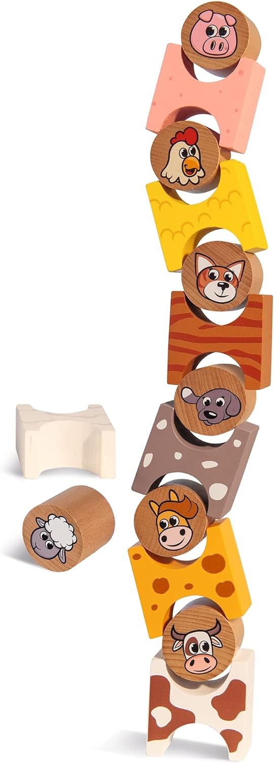 Eichhorn 100005201 Stacking game, Colourful