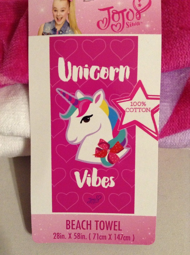 Unicorn Cotton Beach Towel (28X58)