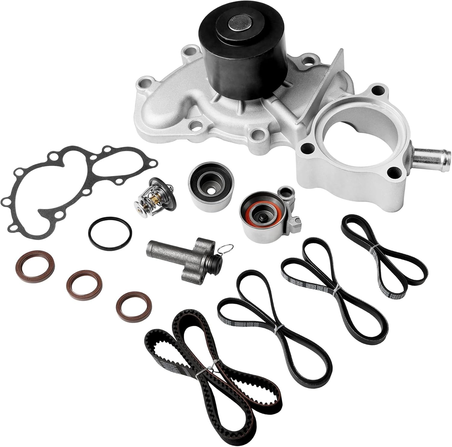Engine Timing Belt Kit with Water Pump | Compatible With 1995-2004 Toyota