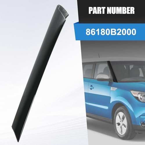 Outer Windshield A Pillar Trim Panel Molding 2014-2019 Outer(Right 1 PACK)