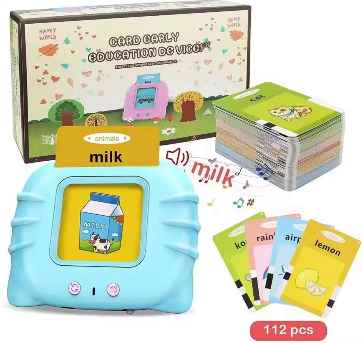 Toddler/Child Educational Talking Flashcard Language Card Reader 510 Sight Words