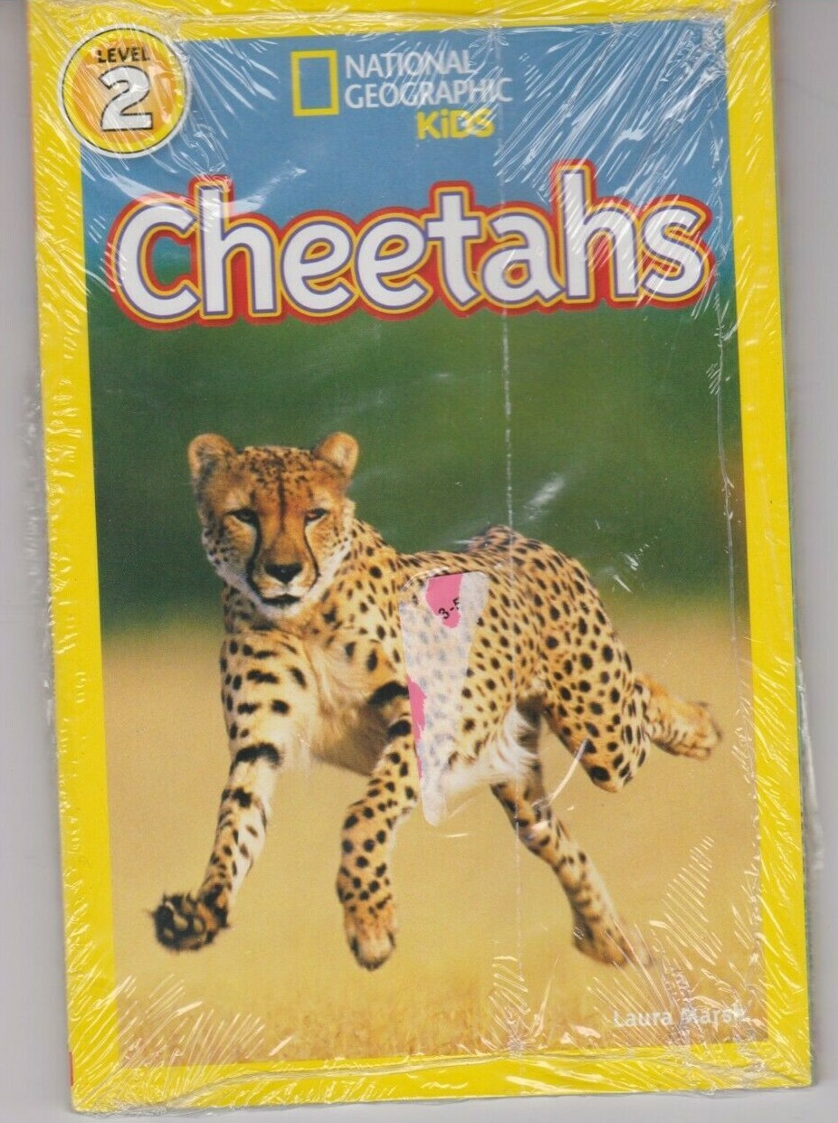 National Geographic Kids-3 book set- Cheetahs-Monkeys and Tigers