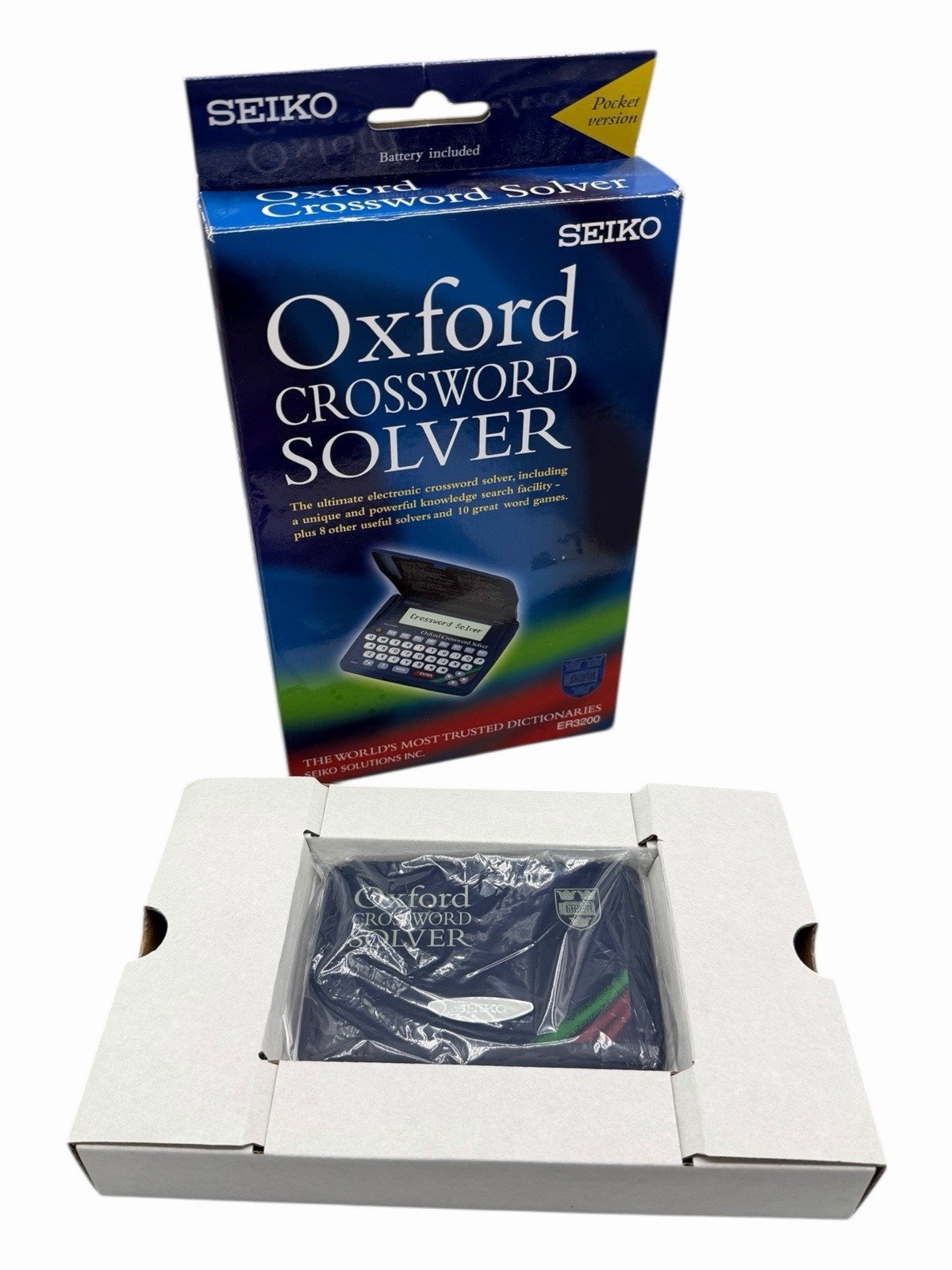 Oxford Crossword Solver Seiko ER3200 Pocket Version Seiko Japan Like New
