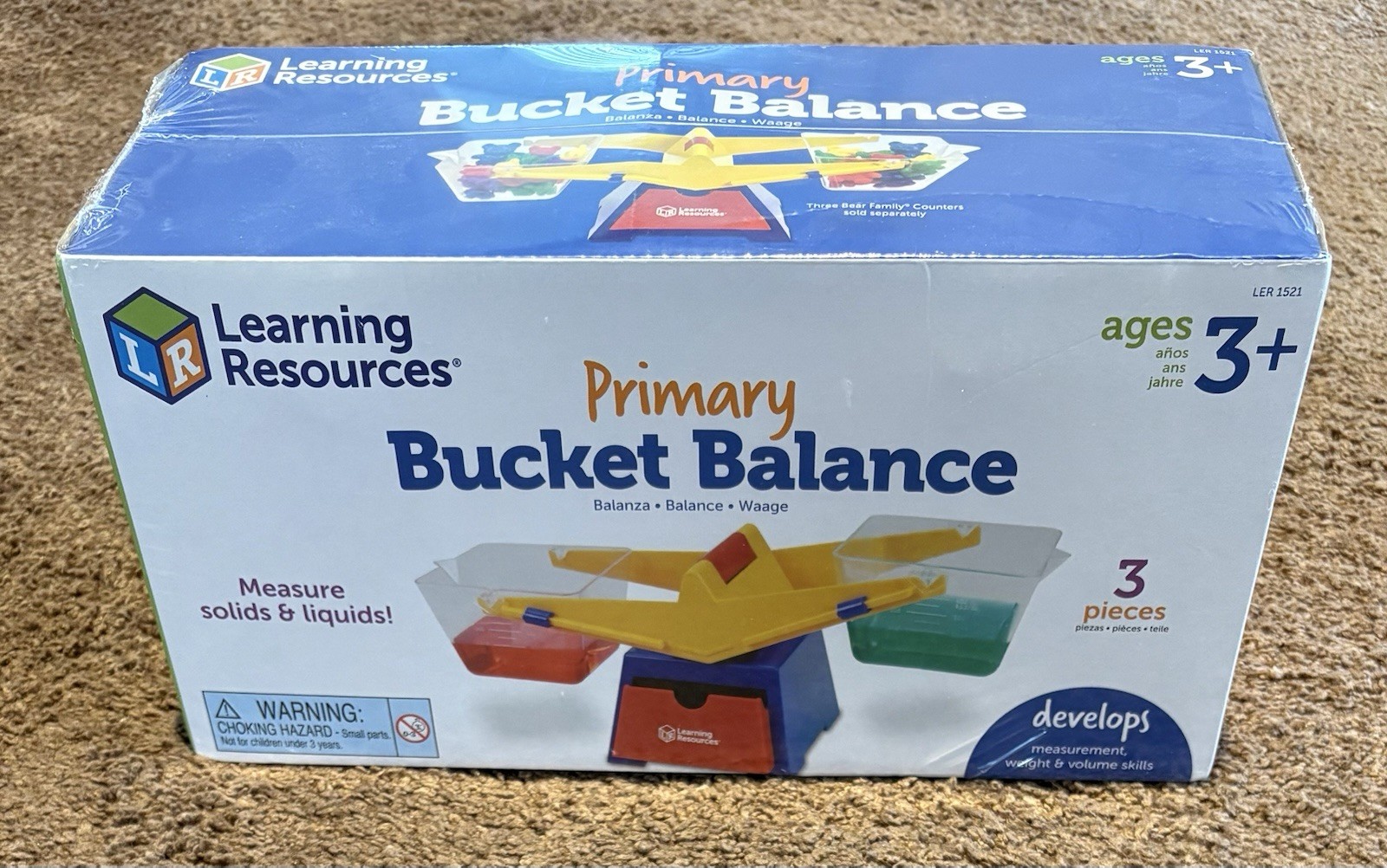 Learning Resources Primary Bucket Balance New Kids Childrens Educational Toy