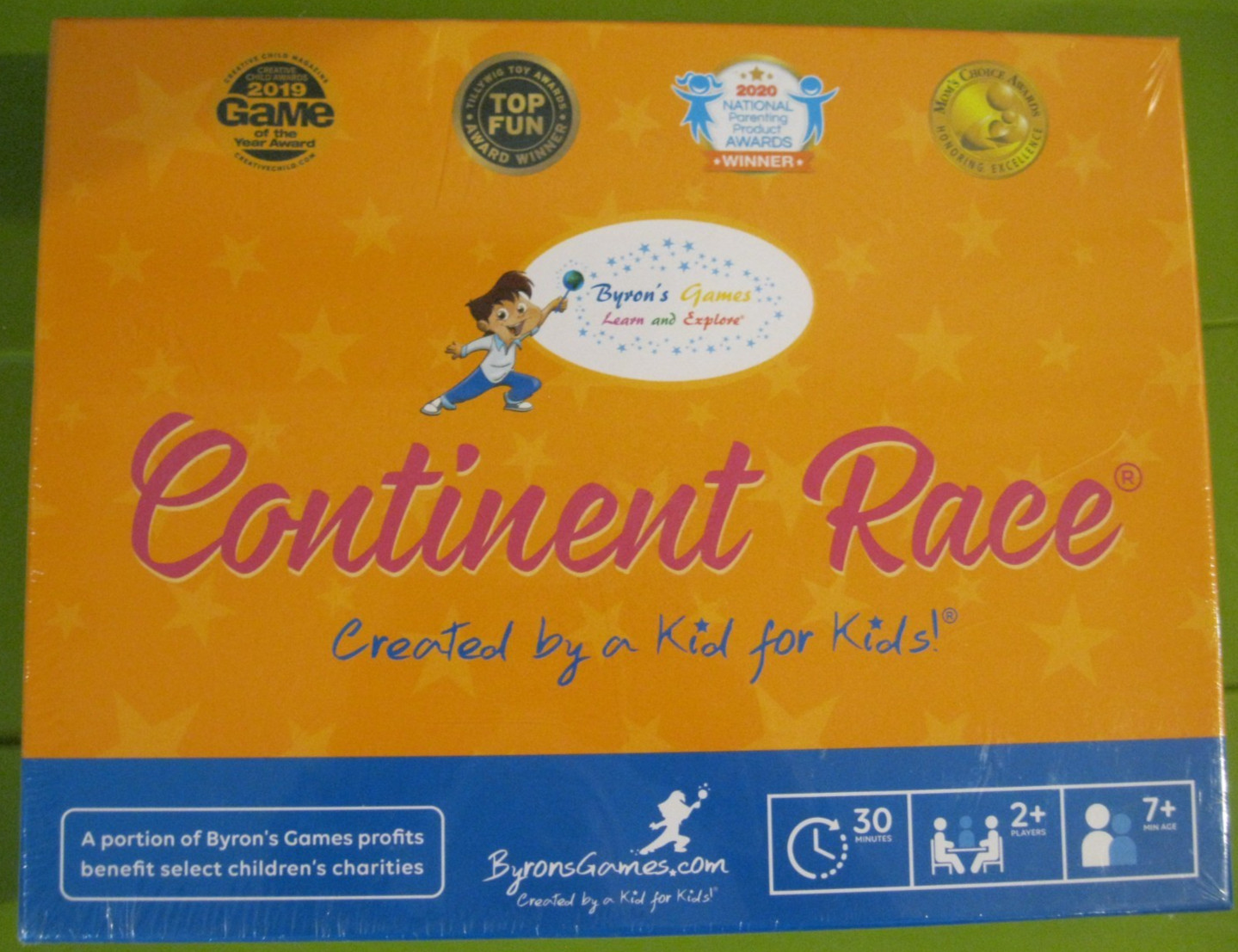 CONTINENT RACE GEOGRAPHY LEARNING EDUCATIONAL GAME FOR KIDS AGES 7 + NEW!!