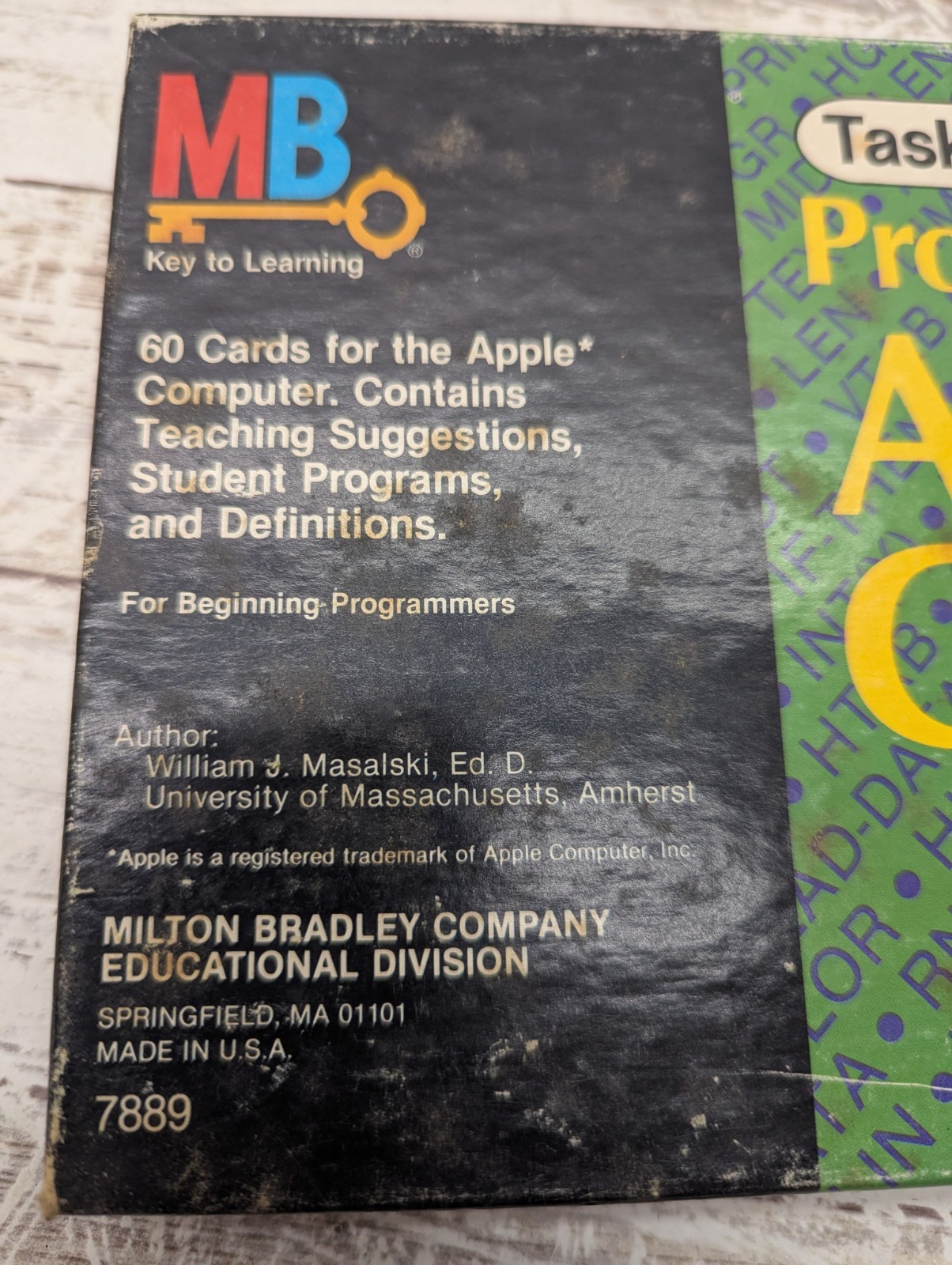 milton bradley board games task cards programming animation & graphics Apple PC